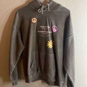 Brown hoodie from pacsun, Size M